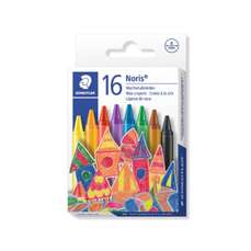 Creioane colorate cerate, 16culori/set, Noris Staedtler