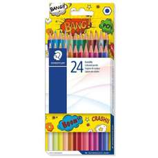 Creioane colorate 24culori/set, Comic Staedtler