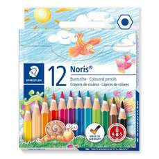 Creioane colorate 1/2, 12culori/set, Noris Staedtler ST-14401-NC12