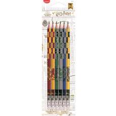 Creion cu guma, HB, 6buc/blister, Harry Potter Maped