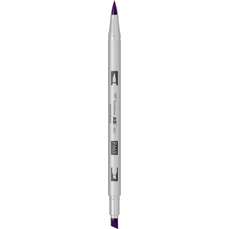 Marker dual brush, 2 varfuri, Purple P665, ABT Pro Tombow