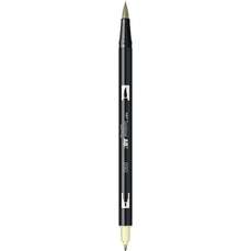 Marker dual brush, 2 varfuri, Baby Yellow 090, Watercoloring ABT Tombow