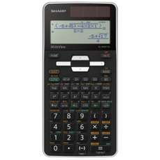 Calculator de birou, stiintific, 16 dig, alb/negru, EL-W531TGWH Sharp