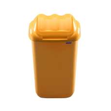 Cos plastic pentru gunoi, colectare selectiva, galben, 30L, Fala Plafor