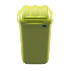 Cos plastic pentru gunoi, colectare selectiva, verde, 30L, Fala Plafor