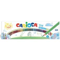 Creioane colorate 50 culori/set, Tita Rainbow CARIOCA