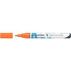 Permanent marker cu vopsea acrilica, portocaliu, varf 2,0 mm, Paint-It 310 Schneider