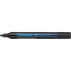 Marker nepermanent pentru suprafete din sticla, negru, varf 1,0-3,0 mm, Maxx 245 Schneider