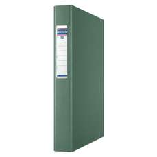 Caiet mecanic A4, 4 inele, verde, cotor 40mm, coperta carton plastifiat, Donau