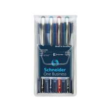 Roller 4 culori/set, varf 0,6mm, One Business Schneider