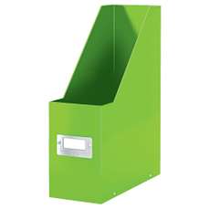 Suport vertical carton laminat, verde, latime 10cm, Click&Store Leitz