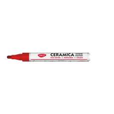 Permanent marker pentru suprafete din ceramica, rosu, MK502R Daco