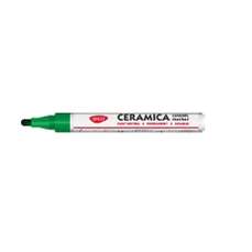 Permanent marker pentru suprafete din ceramica, verde, MK502V Daco