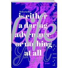 Caiet A4, 80file, matematica, Life is either a daring adventure or nothing at all, Citate