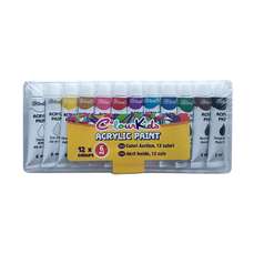 Culori acril, tub 6ml, 12culori/set, KYCKAT1206 Colour Kids