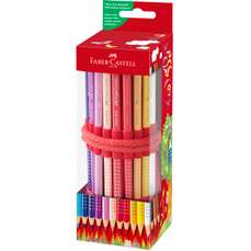 Creioane colorate, rollup si ascutitoare, 18culori/set, Faber Castell-FC201541