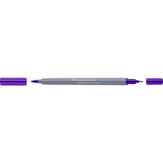 Marker solubil in apa, mov, 249, 2 varfuri, Goldfaber, Faber Castell-FC164549