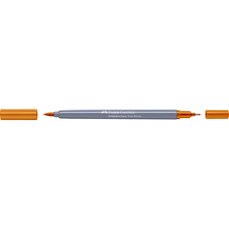 Marker solubil in apa, ocru deschis, 183, 2 varfuri, Goldfaber, Faber Castell- FC164683