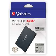 Solid State Drive (SSD), 512GB, 2,5", SATA III, VI550 S3 Verbatim