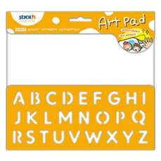 Bloc de desen autoadeziv, alfabet, 254 x 305mm, 24file, Art Pad Stick'n HO-29048