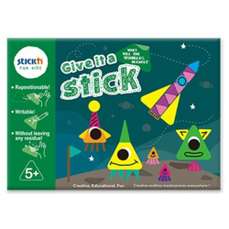 Carte creativa, triunghiuri, Give it a Stick Stick'n (+5 ani)