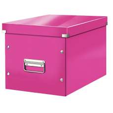 Cutie pentru depozitare 320x310x360mm, roz, Wow Click & Store Leitz