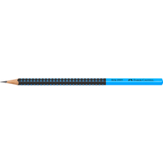 Creion grafit, B, negru-bleu, Grip 2001 Faber Castell-FC51701