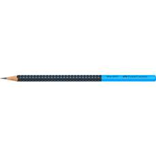 Creion grafit, B, negru-bleu, Grip 2001 Faber Castell-FC51701