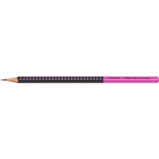 Creion grafit, B, negru-roz, Grip 2001 Faber Castell- FC517011