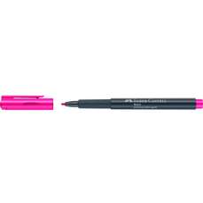 Marker neon, roz, varf 1,5mm, Faber Castell-FC160828