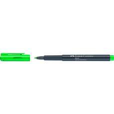 Marker neon, verde, varf 1,5mm, Faber Castell- FC160863