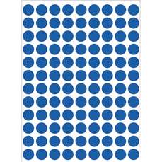 Etichete autoadezive albastru, rotunde, diam.8mm, 540buc/set, H1833 HERMA