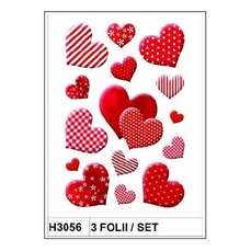 Sticker Decor inimioare, 3folii/set, H3056 HERMA