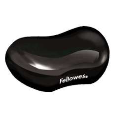 Suport ergonomic pt. incheietura, negru, Gel Crystal Fellowes
