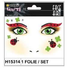Sticker Face art - decor pentru fata, Gargarita, 1folie/set, H15314 HERMA