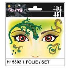 Sticker Face art - decor pentru fata, Gecko, 1folie/set, H15302 HERMA