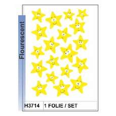 Sticker Magic, stelute, fosforescente, 1folie/set, H3714 HERMA