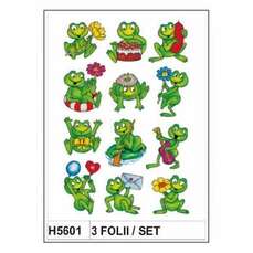 Sticker Decor,cu broscute, 3folii/set, H5601 HERMA