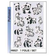 Sticker Magic,cu panda si zebra, 1folie/set, H6021 HERMA