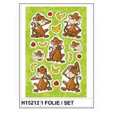 Sticker Magic, monkey circus, imitatie piatra, 1folie/set, H15212 HERMA