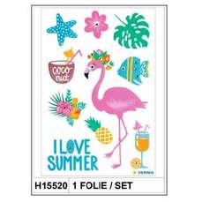 Sticker Magic, Love Summer, bijuterii, 1folie/set, H15520 HERMA