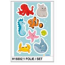 Sticker Magic, animale marine, 1folie/set, H15592 HERMA