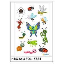 Sticker Decor, insecte, 3folii/set, H15742 HERMA