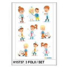 Sticker Decor, doctori, 3folii/set, H15737 HERMA