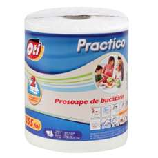 Prosop hartie alb, 2 straturi, 355 foi, Practico Oti