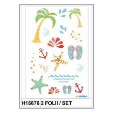 Sticker Decor plaja, 2folii/set, H15676 HERMA
