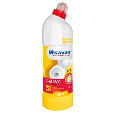 Detergent pentru dezinfectarea toaletei, cu clor, 1L, Gel Wc Clor 4 in 1 MSV