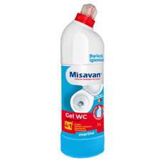 Detergent pentru dezinfectarea toaletei, marin, 1L, Gel Wc Clor 4 in 1 MSV