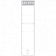 Etichete albe pentru biblioraft 5cm, 10/set Exacompta