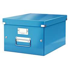 Cutie pentru depozitare, 369x200x281 mm, albastra, WOW Click&Store Leitz